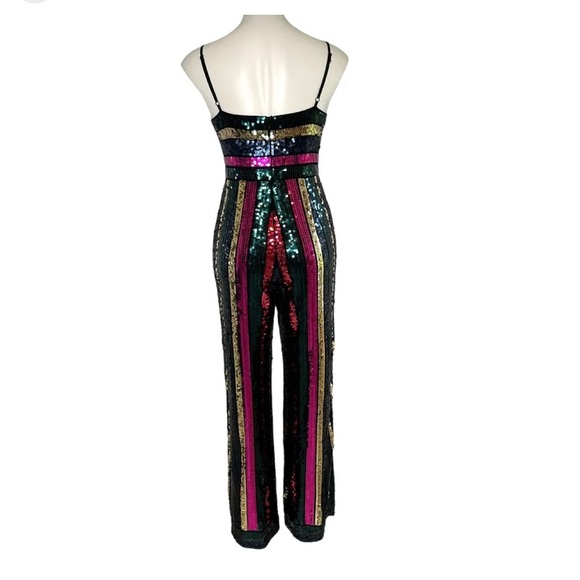 Stunning, multi-color sequin jumpsuit! New without tags! - Picture 5 of 7